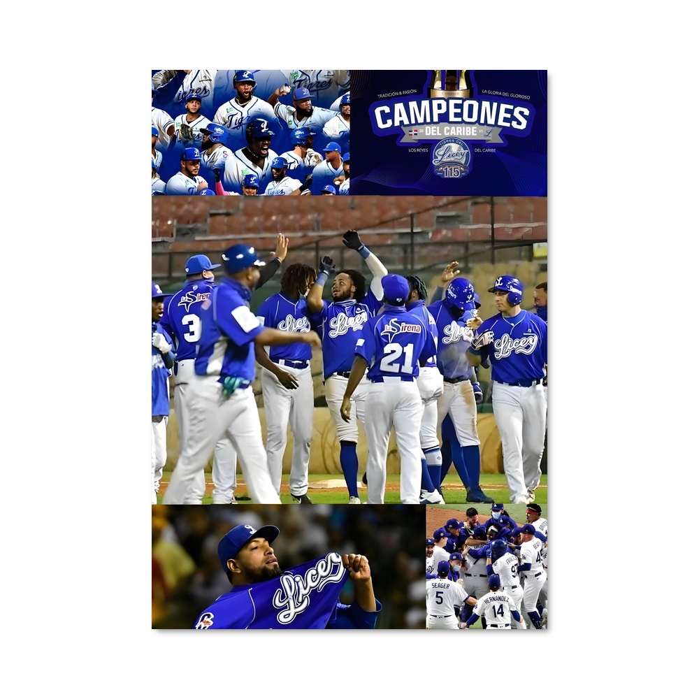 Poster Celebration des Tigres – affiche Baseball